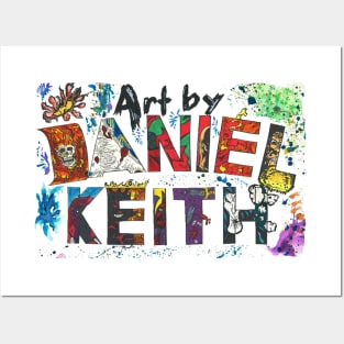 Art By Daniel Keith logo Posters and Art